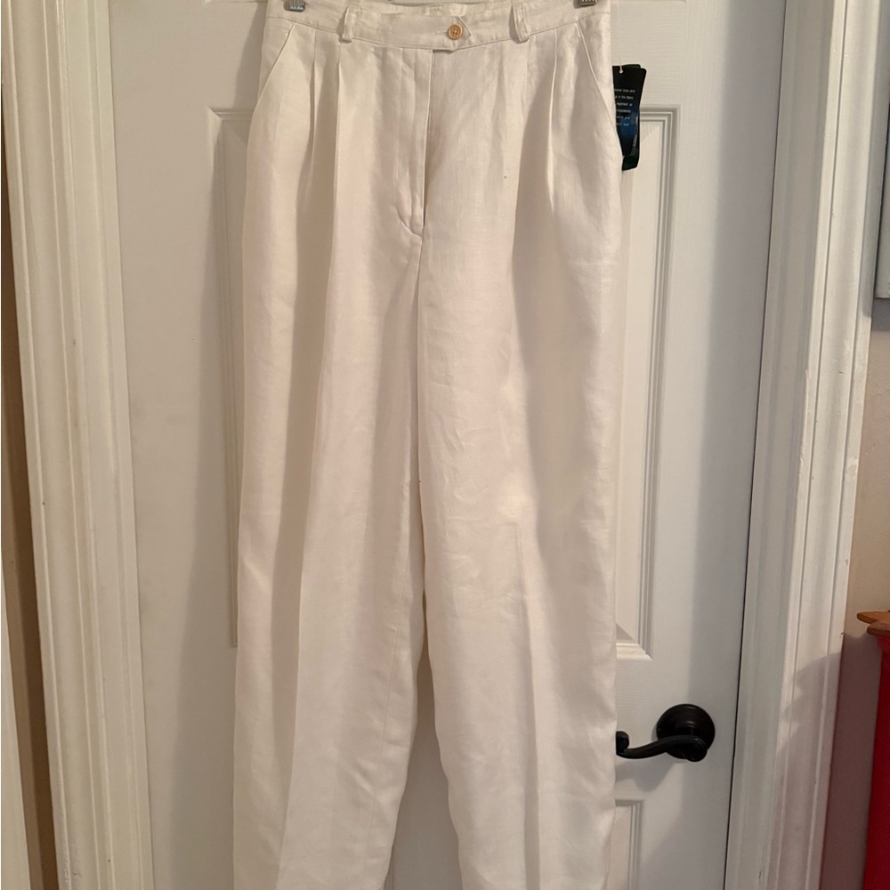 Ralph Lauren White Trousers